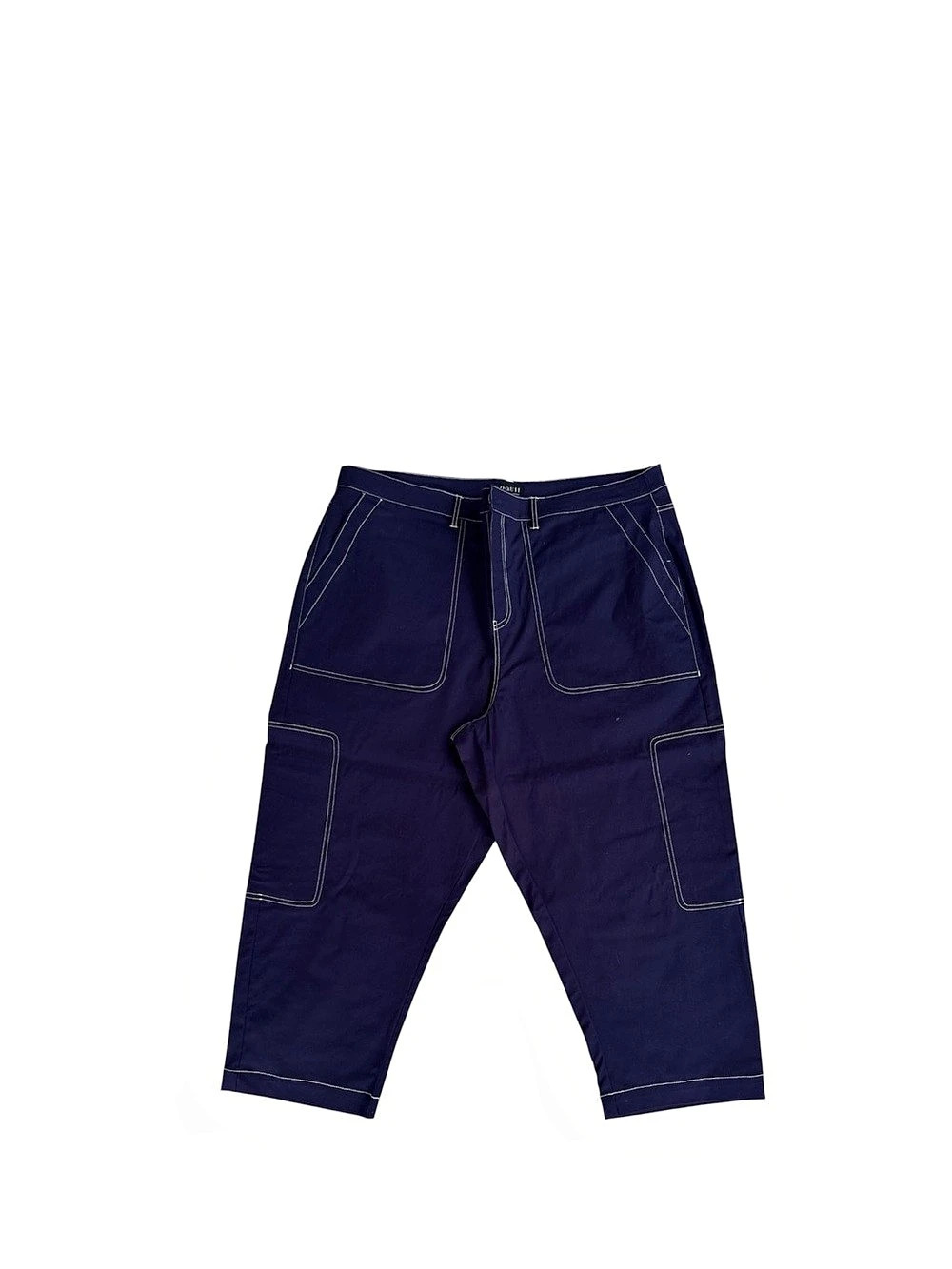 ELOQUII Cropped Cargo Pants in Purple Size 20